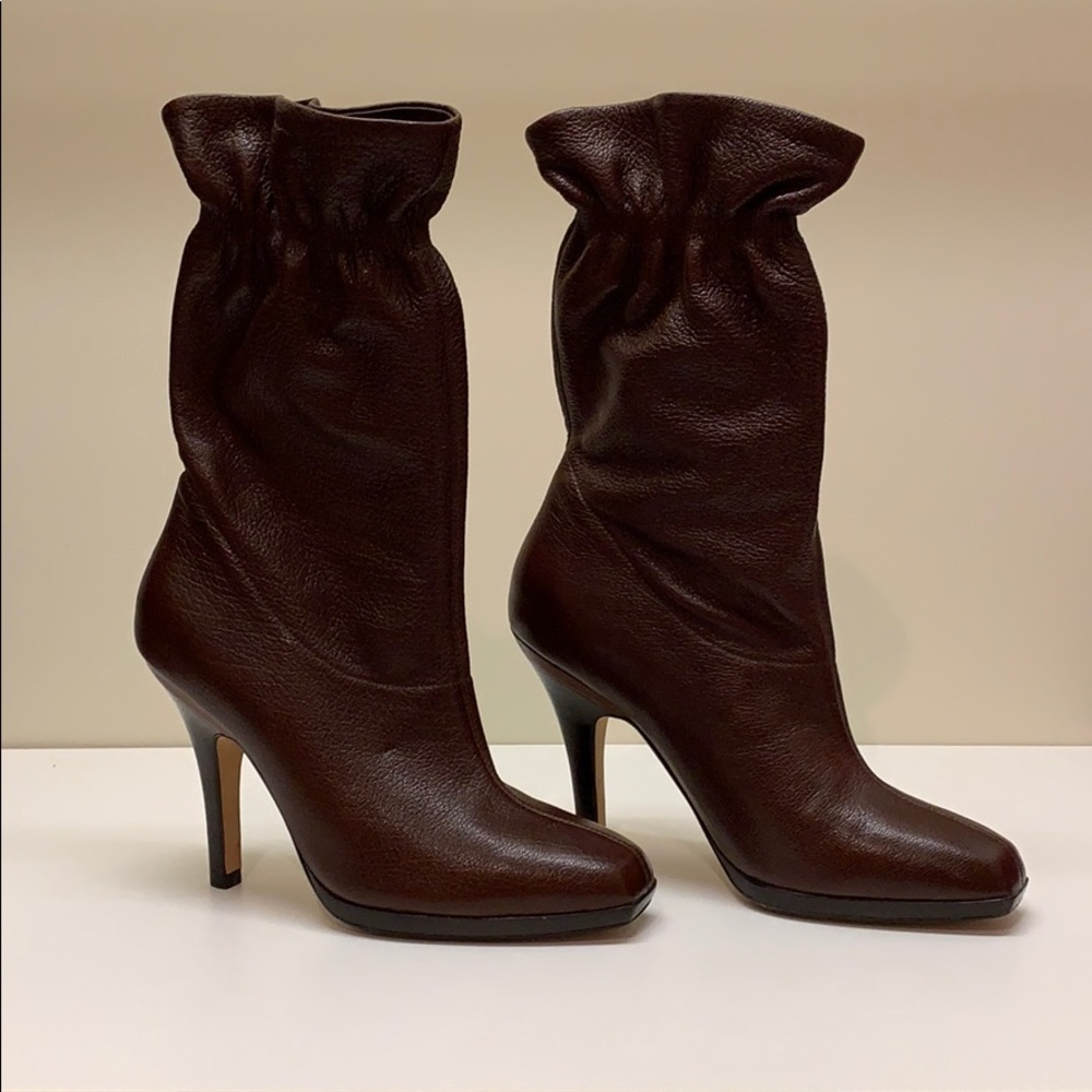 Brown Cole Haan Nike Air Leather Boots
